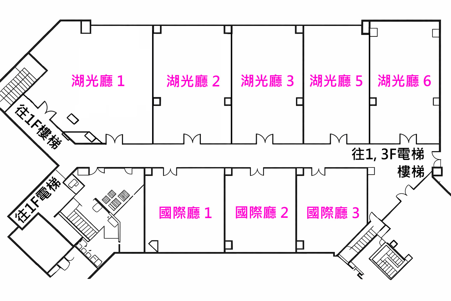 2F 會場平面圖